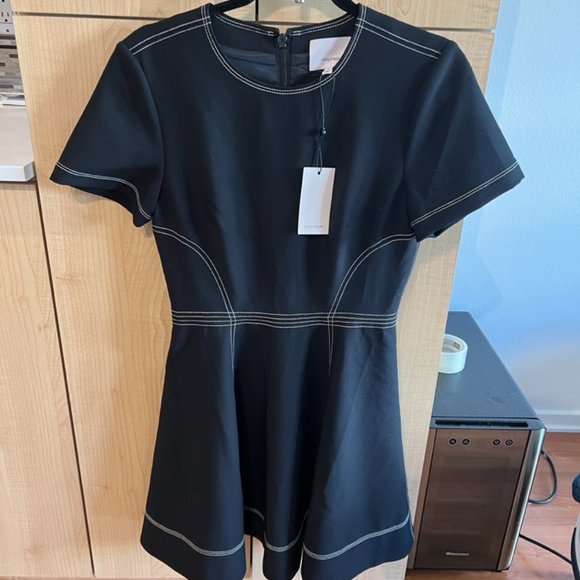 cinq à sept Bryce Contrast Stitch Minidress (NWT) - Picture 6 of 8